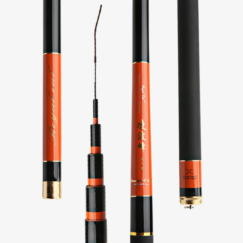 Super Hard Taiwan Fishing Rod 19 Tune Carbon Ultra Light Fishing Hand Pole 2.7/3.6/3.9/4.5/5.4/6.3m Stream River Fishing Cane