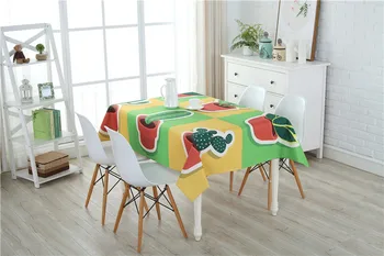 

Free Shipping Multi-size Europe Style Printed Cotton Linen Tablecloth Dust Proof Covers For Home Party Table Cloth MZR015