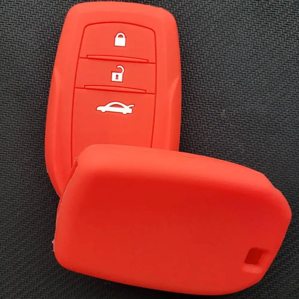 Силиконовый гелевый Чехол для Toyota Highlander Prado RAV4 Camry Fortuner Kijang Innova Crystal SW4 Altis Smart Key 3