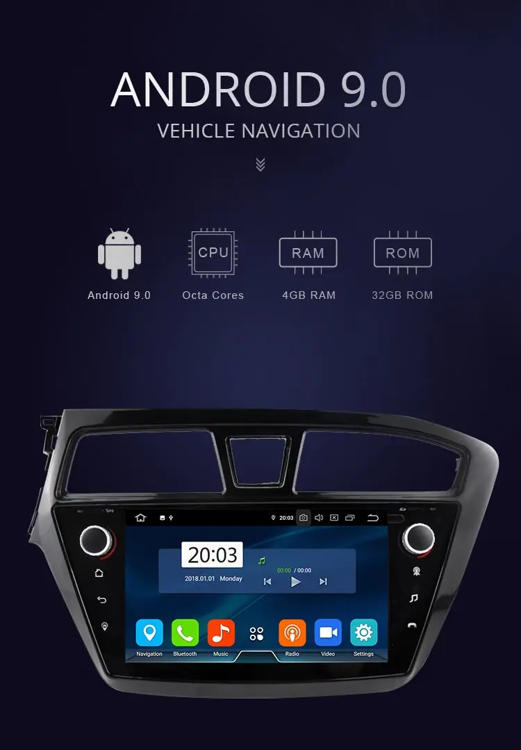 Clearance JDASTON Android 9.0 Car Multimedia Player For Hyundai I20 2015-2018 4G+32G GPS Navigation Stereo 2 Din Car Radio Auto Audio WIFI 1 Clearance JDASTON Android 9.0 Car Multimedia Player For Hyundai I20 2015-2018 4G+32G GPS Navigation Stereo 2 Din Car Radio Auto Audio WIFI 1