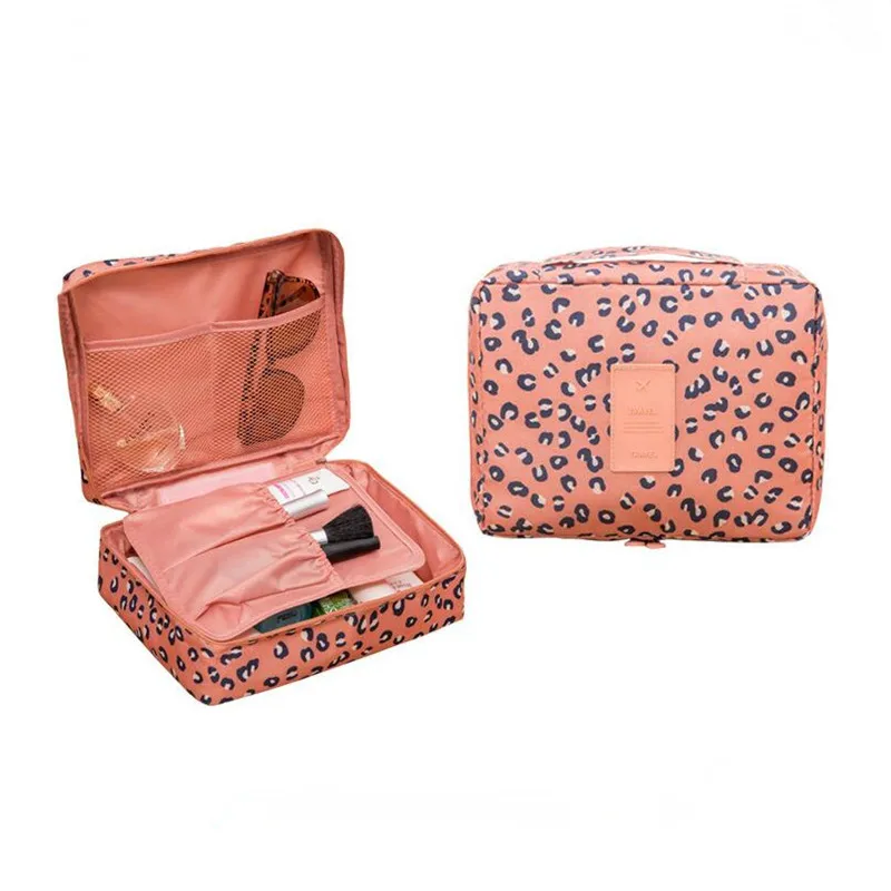 

Fashion Waterproof Polyester Cosmetic Bag Women Packaging Cube Make Up Bag Travel Organizer Portable Storage Makeup Bags