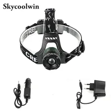 Фара CREE Q5 LED 2000 люмен Перезаряжаемые фары Увеличить флэш свет лампы для фонарик Пеший Туризм Кемпинг