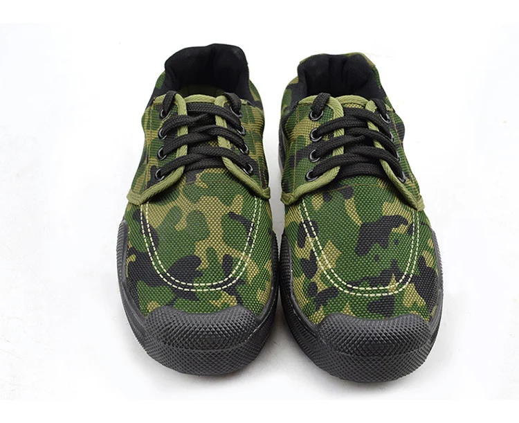 2019 Новая военная тренировочная обувь на низкой подошве для строительства альпинизма Рабочая страховка камуфляжная резиновая обувь