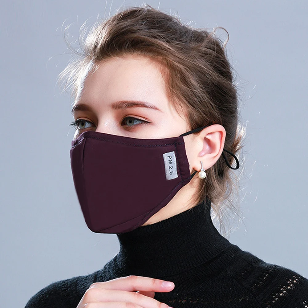 Tcare Мода хлопок PM2.5 анти дымка смога рот Пылезащитная маска+* фильтр с активированным углем бумага* Антибактериальная грипп маска для лица