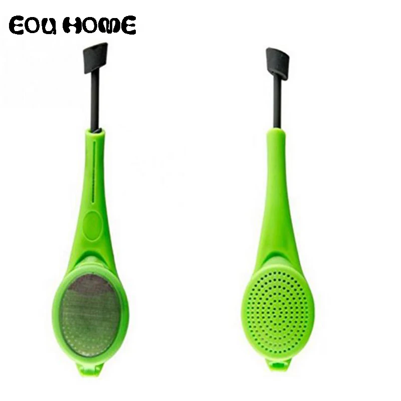 

Tea Infuser Built-in plunger Healthy Intense Flavor Reusable Tea bag Plastic Tea&Coffee Strainer Measure Swirl Steep Stir&Press