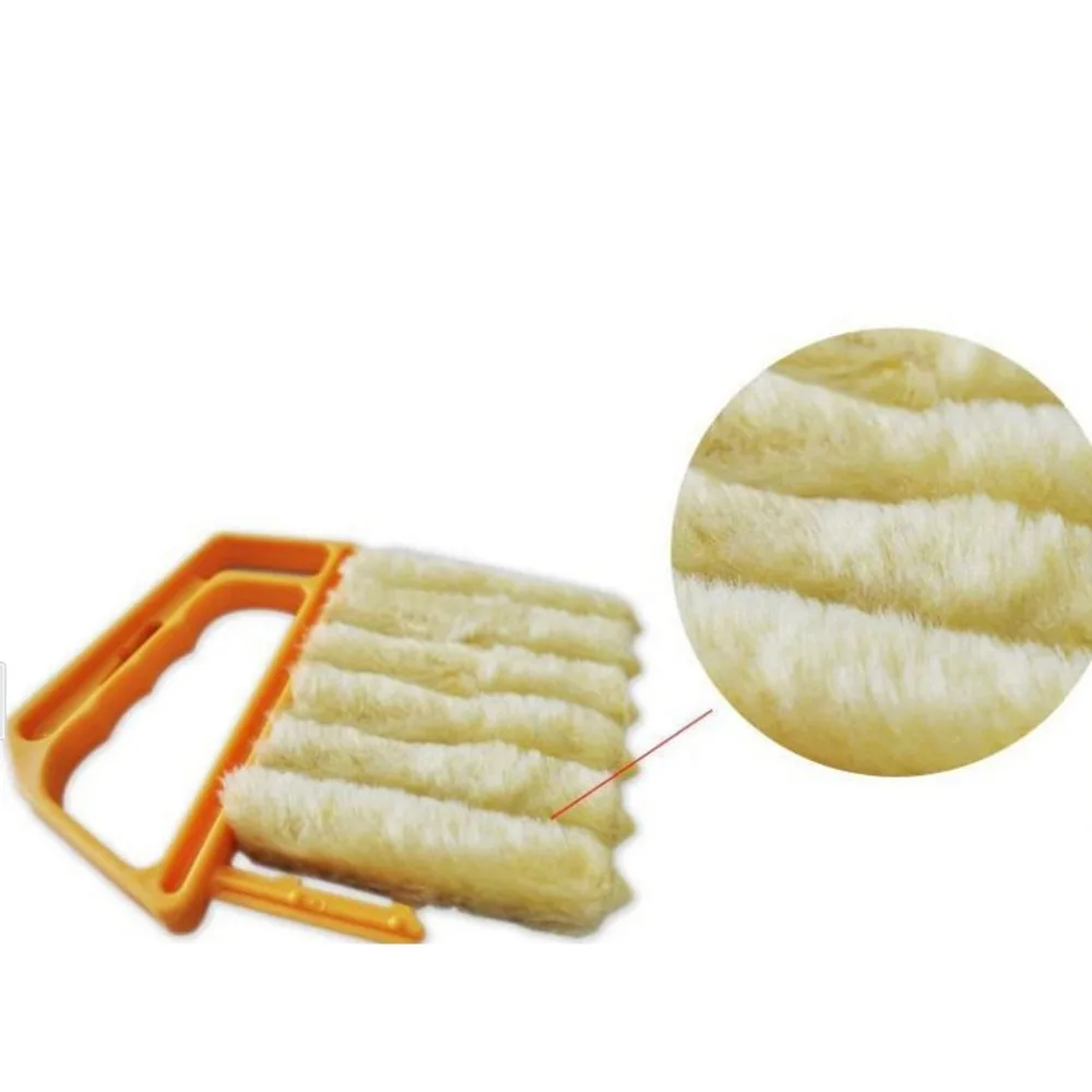 1pcs Portable Window Cleaning Dust Cleaner Washable Home Car Cleaning Tools Microfiber Venetian Blind Brush Kitchen Accessories (6)