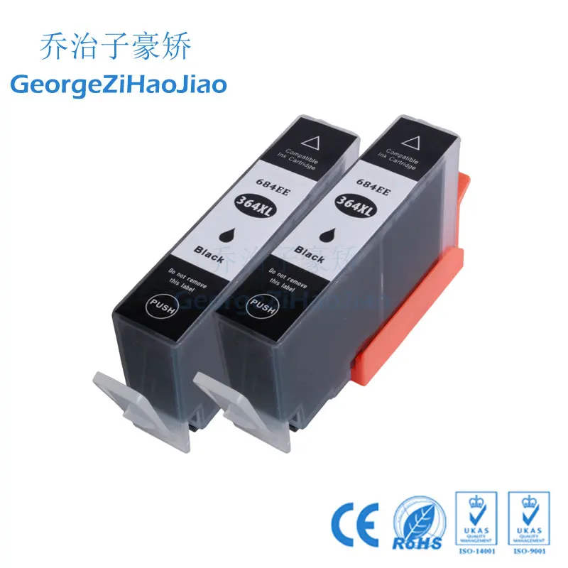 

Compatible ink Cartridge Replacement for HP 364 HP364 684EE 684 Black Ink Cartridge for Deskjet 3070A 5510 6510 Printer 3