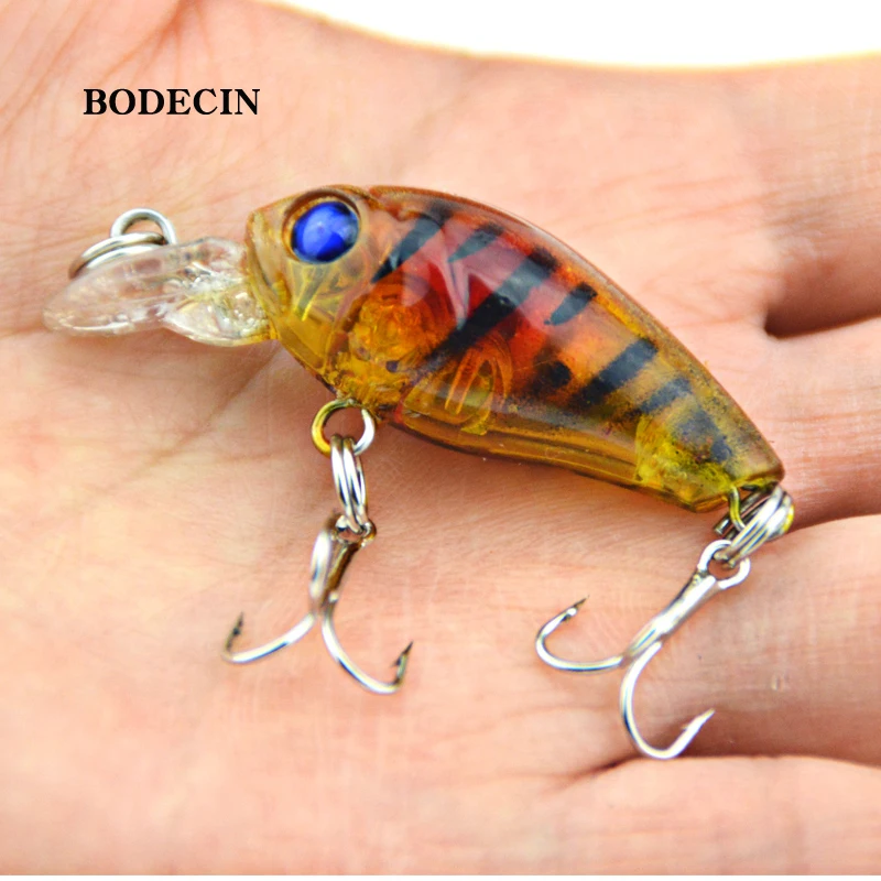 Fishing Lures Wobbler Lure Artificial Bait Peche For Fish Small Hard Crankbaits With Hooks Tackle Crank Bait 4.5cm-4g Sea (9)