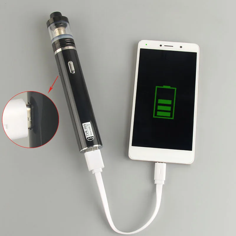 Электронная сигарета Ecpow TVR 30S электронная mod POWER BANK функция Micro usb кальян вейп ручка