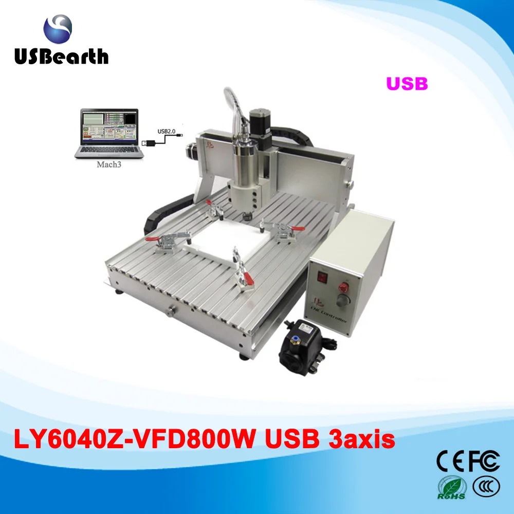 6040 cnc router 3 Axis Mini CNC 6040Z CNC Wood Engraving Machine with usb interface for Salein