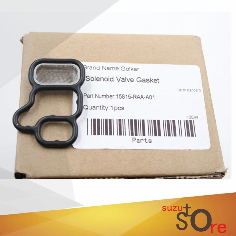

15815-RAA-A01 15815RAAA01 15815RAAA02 Solenoid Gasket Spool Valve Filter for Honda Accord CR-V Element Acura RDX RSX TSX