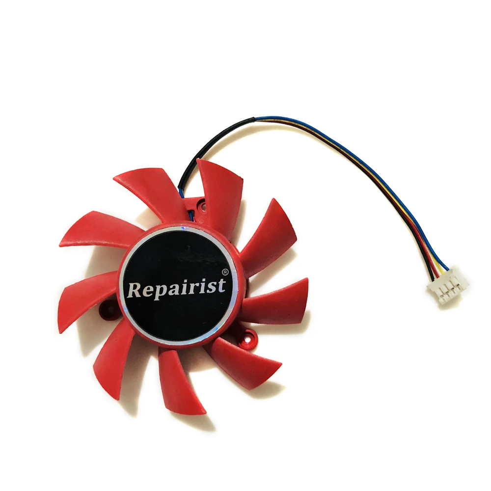 GPU радиатор Графика карты вентилятор FD7015H12S 4pin 4 линии для XFX видеокарты в качестве