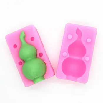 

3D double-sides gourd silicone cake decoration mold