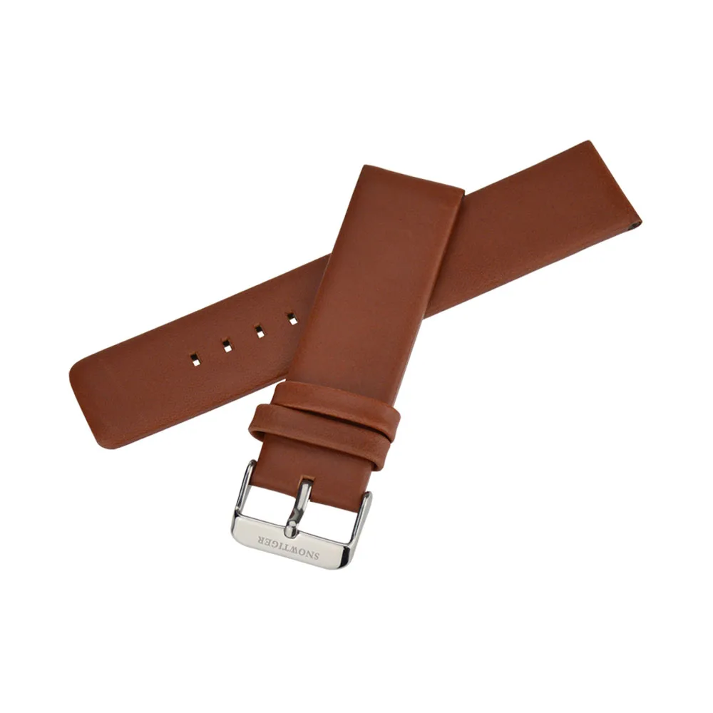 22mm Watch strap watchband soft and comfortable genuine leather male