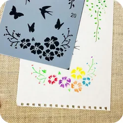 Estêncil coreano régua de renda para crianças, régua, modelo para desenho crianças