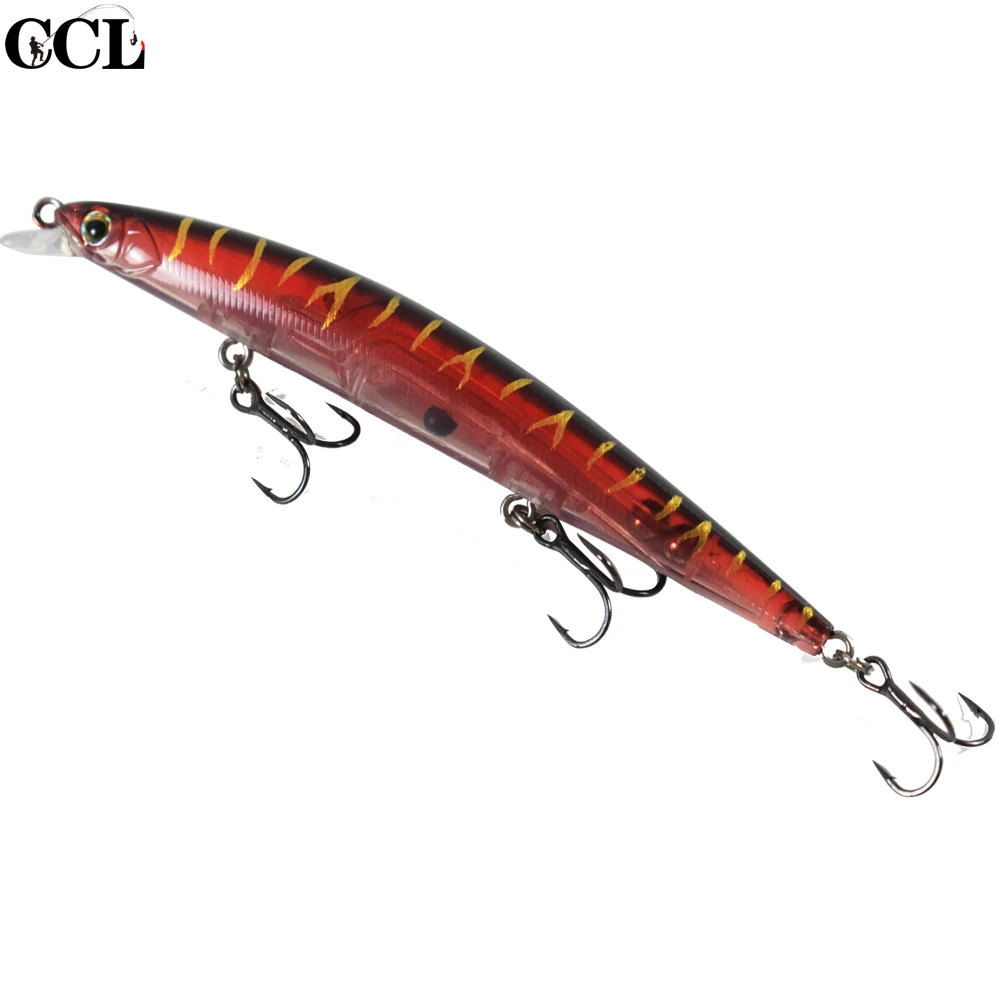 

Long Casting 110MM 11G Suspending Jerkbait Minnow Fishing Lures Tungsten Ball Fishing Tackle