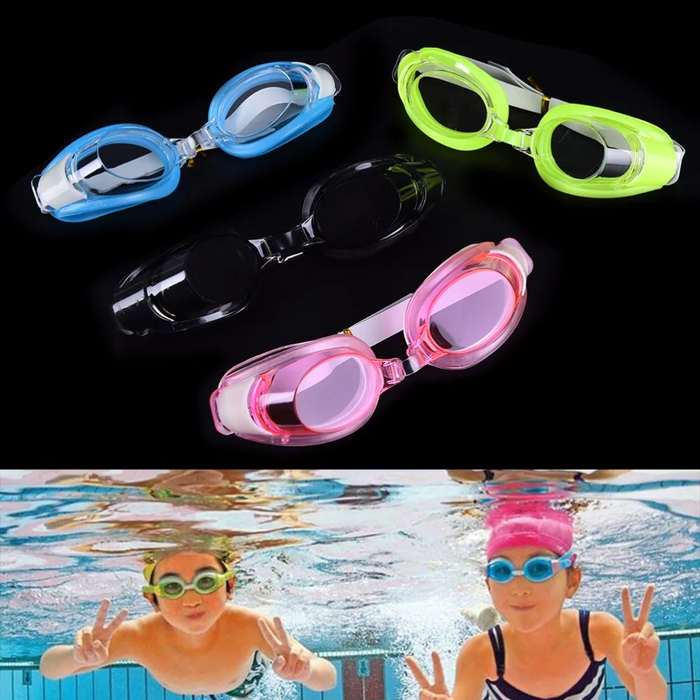 Anti-fog Swimming Goggles Children Eyeglasses Swim Eyewear Adjustable 