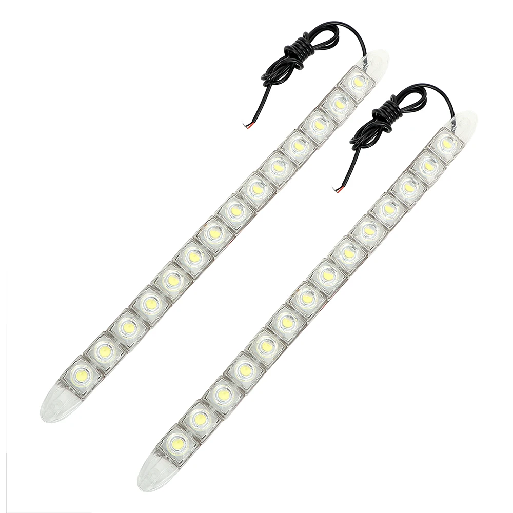 Daylight 2Pcs/Set Flexible DC 12V Universal Daytime Running Lights DRL