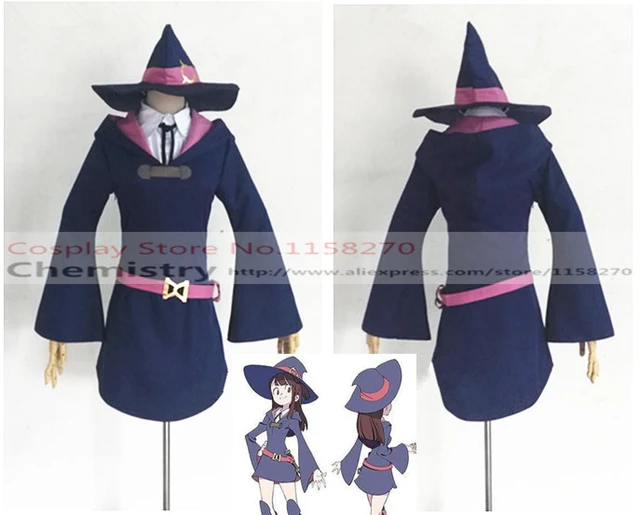 Traje de fantasia cosplay da pequena bruxa academia akko kagari, camisa,  uniforme, anime, dia das bruxas, halloween - AliExpress
