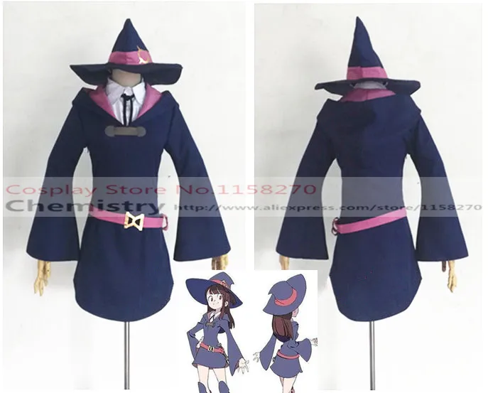 Little Witch Academia Atsuko Kagari Akko Cosplay Costume |