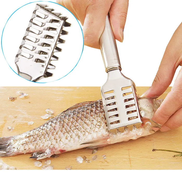 Easy Fish Scale Scraper Cleaning Fish Skin Cleaning Brush Fish Scales