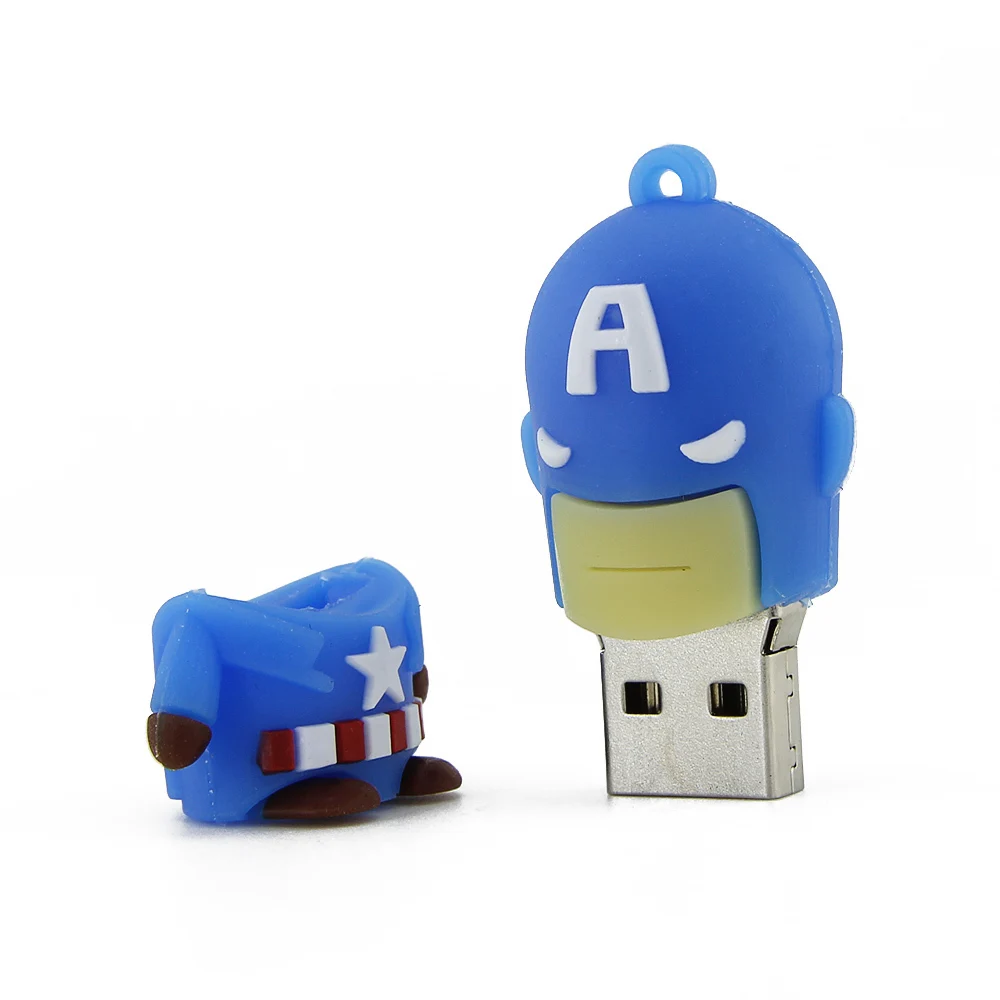 CHYI Super Hero 3 0 USB Флешка из натуральной Ёмкость 4ГБ 8ГБ 16ГБ 32ГБ 64ГБ Мстители Memory stick