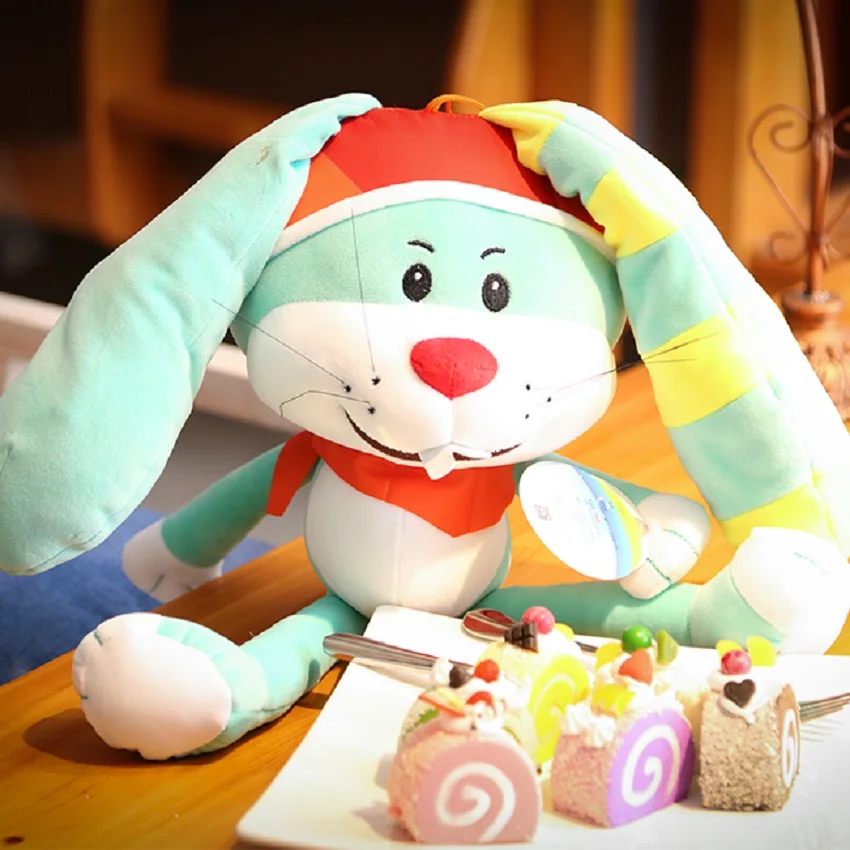 20cm38cm45cm каваи плюшевый кролик Семья Радуга рубиновый набивные Животные Кукла