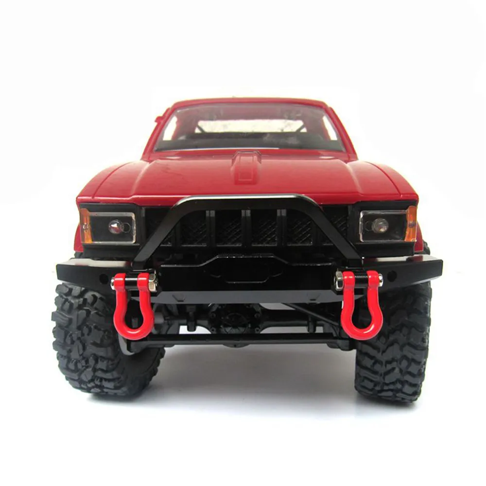 

Spare parts Upgrade metal front bumper trailer-hook For WPL C14 C24 RC Car Metal Refitting Modify front bumper With Two Hooks