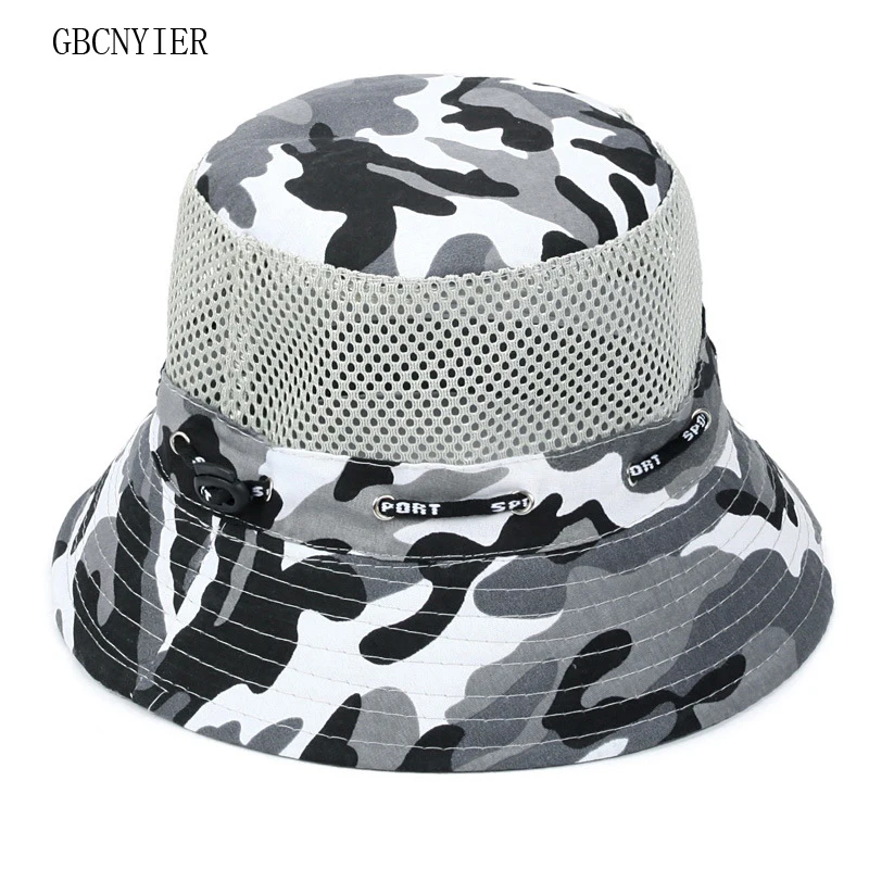 city camo bucket hat