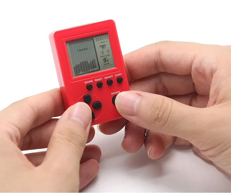 

26 Games Small Hand-held Gaming Device Game BOX Mini Capsule Toys Tetris With Delicate Packages Gift for Girl Boy Children