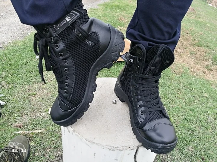 Army boots male special forces soldier canvas breathable special training combat net high help make
