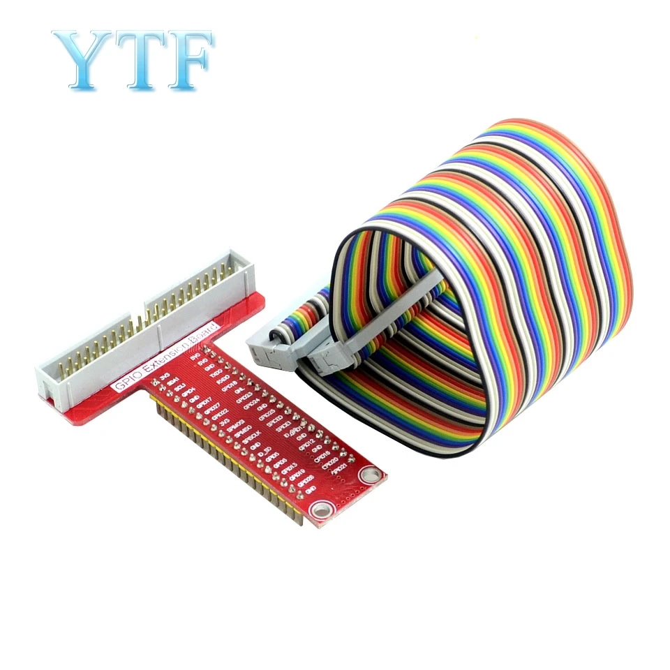 Raspberry Pi 3B +/4B аксессуары T тип GPIO Плата расширения 40P кабель|board board|pi cablepi board |