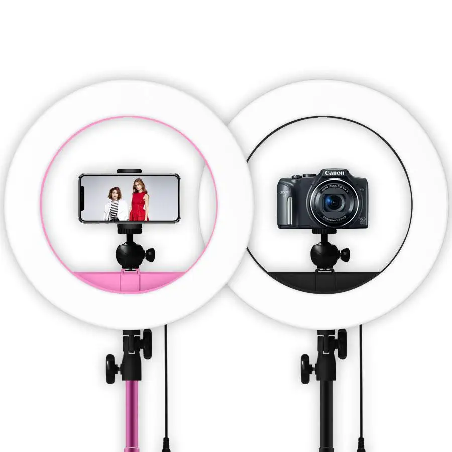  LEDLight 14 Inch Ring Fill Light Kit Dimmable LED Ring Light for Camera Smartphone YouTube Self-Por