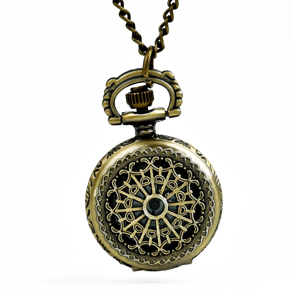 

High Quality Flower Sun Mechanical Pocket Watch Hollow Design Pendant Antique Gift To Men Women