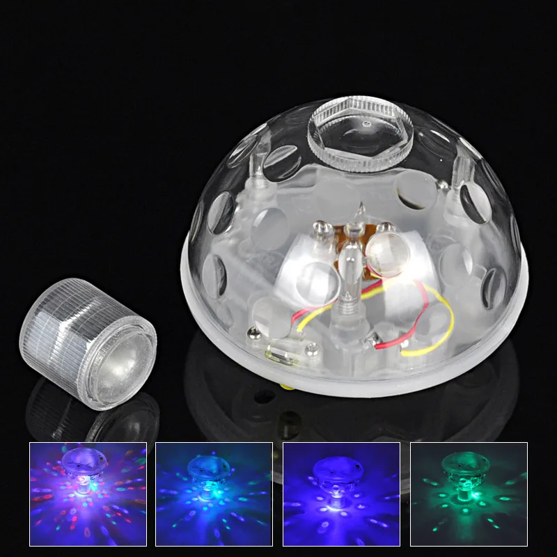 Высокое качество Потрясающие плавающие Подводные Светодиодный свет диско Glow показать Бассейн горячая ванна Spa лампы Advanced Дизайн Прямая