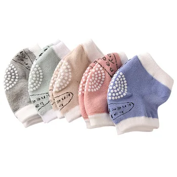 

Baby Cotton Knee Pads Kids Knee Protector Babies Leggings Anti Slip Crawl Necessary Children Leg Warmers For 0-3 years baby