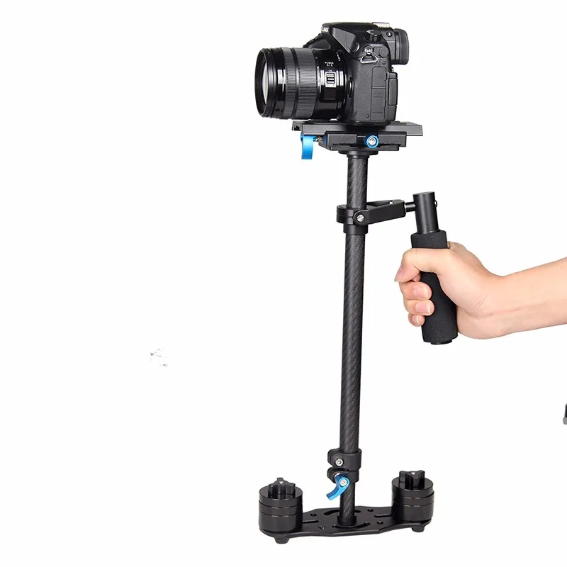 S60T Steadycam масштабируемой углеродного волокна Ручной Стабилизатор Steadicam для Canon Nikon sony DSLR Камера компактный камкордер