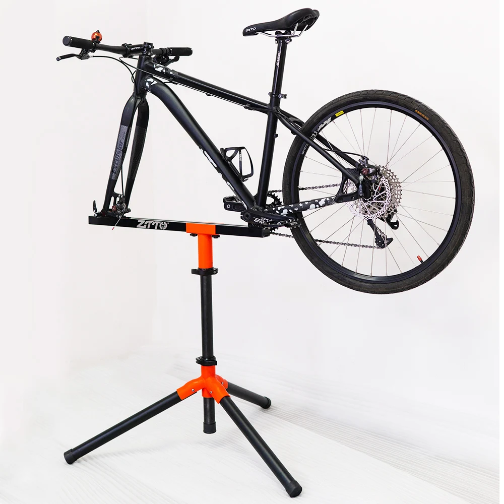 Perfect ZTTO WX1 Bike Professional Repair Stand Folding Bicycle Repair Tool Aluminum Alloy Adjustable High Quality Rack Holder 60KG Load 5