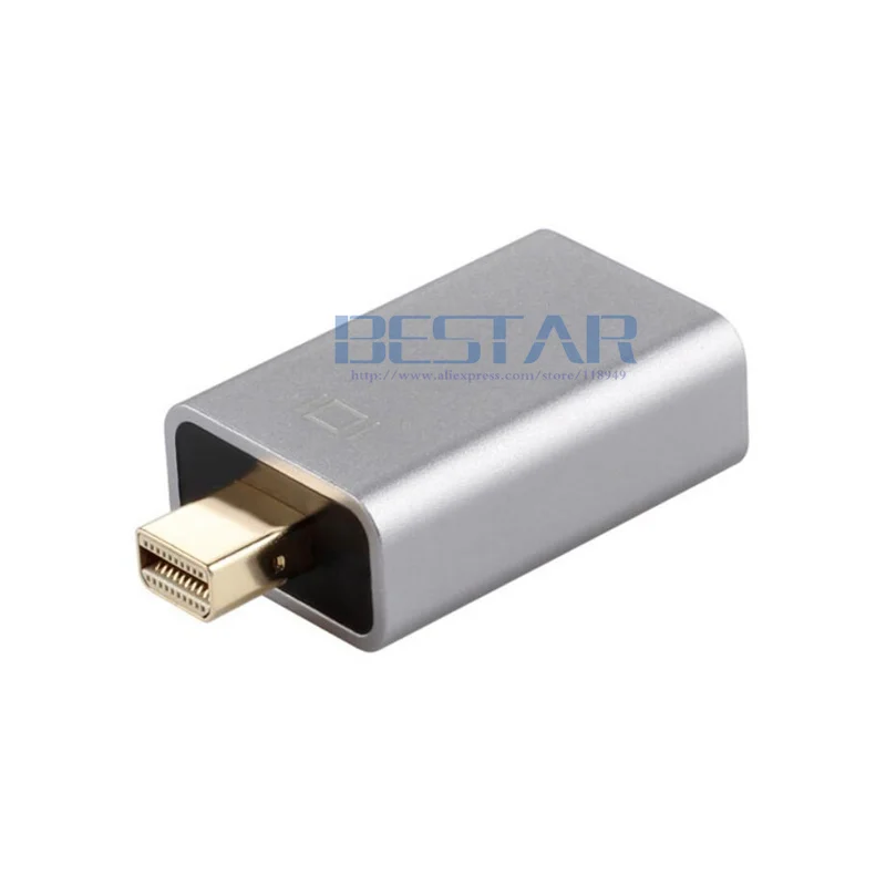 Переходник с Mini display port на HDMI в алюминиевом корпусе 2018 P переходник Display папа Мама