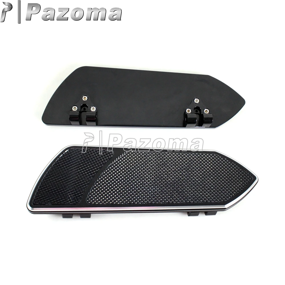 

Black Motorcycle Front Foot Peg Rest Driver Floorboard Pedal for Harley Touring Street Road Glide Softail Floor Boards 1984-2015