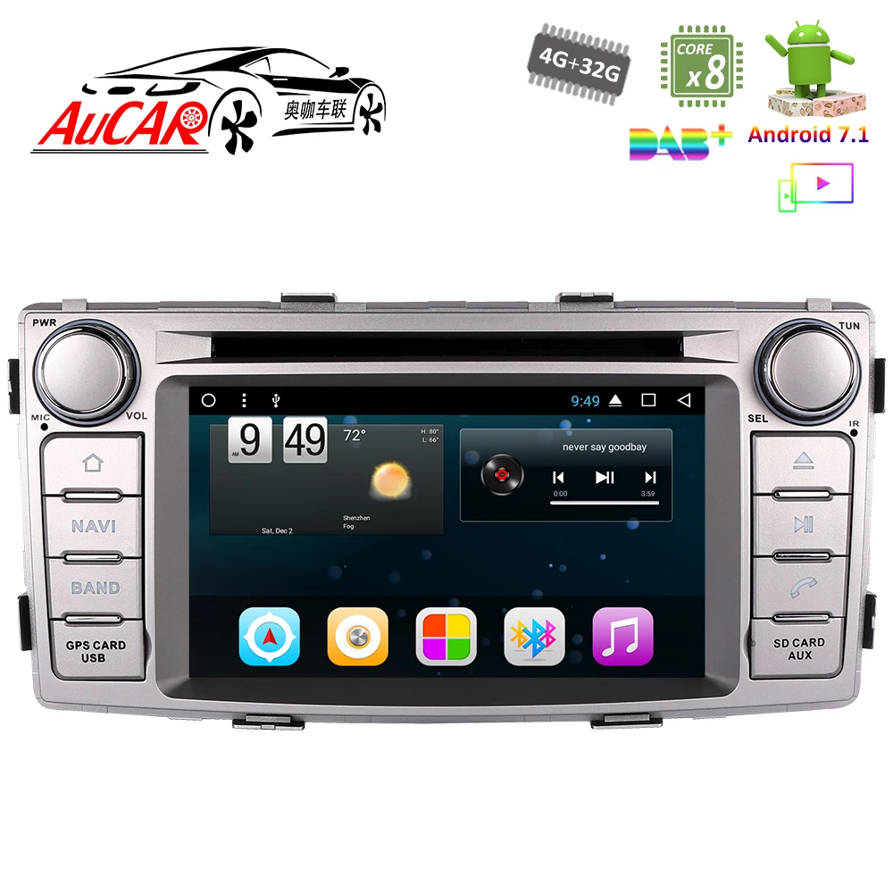 Android 6.2" Car DVD Player for Toyota Fortuner Hilux 2012 2015 Car GPS