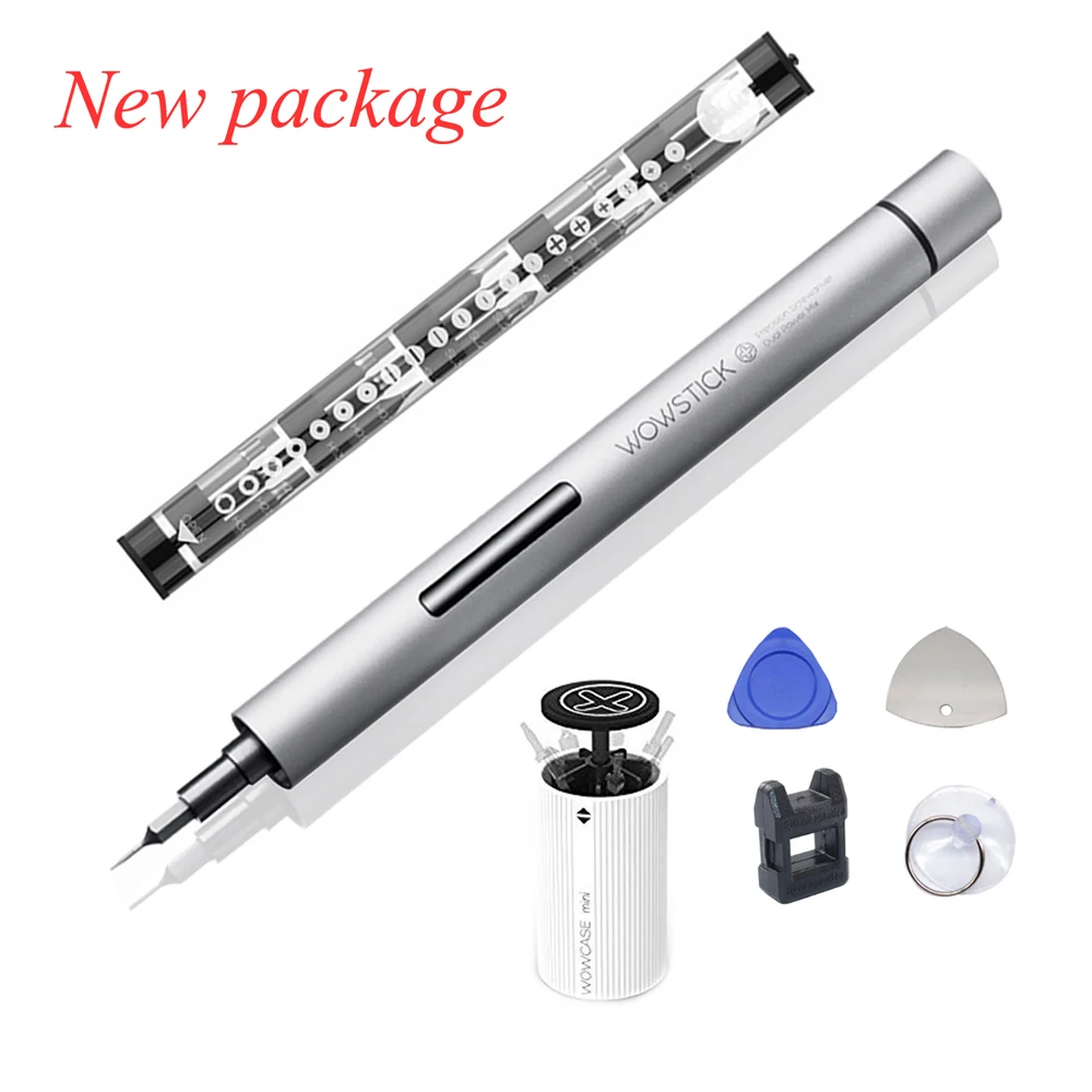New Wowstick 1P Precision Portable Cordless Electric Screwdriver for Repairing Mobile Computers Removing Screwdriver Tools