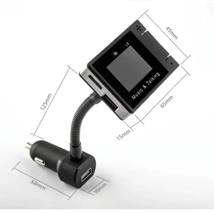 Новое поступление lcd Автомобильный Bluetooth MP3 плеер SD USB дистанционный fm-передатчик модулятор для телефона TR Ap25