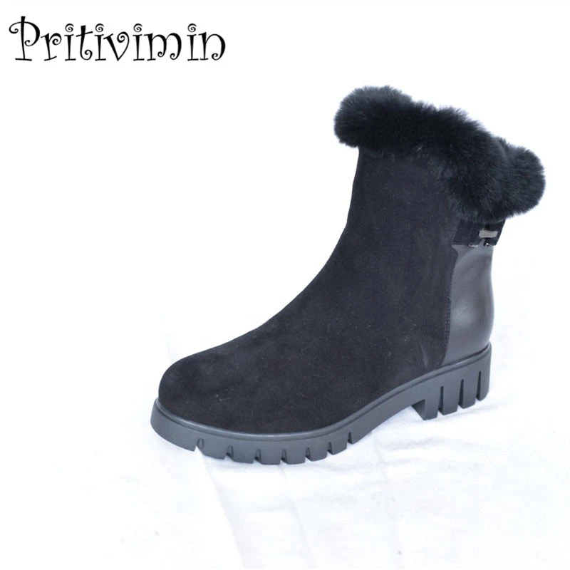 ladies short fur lined boots