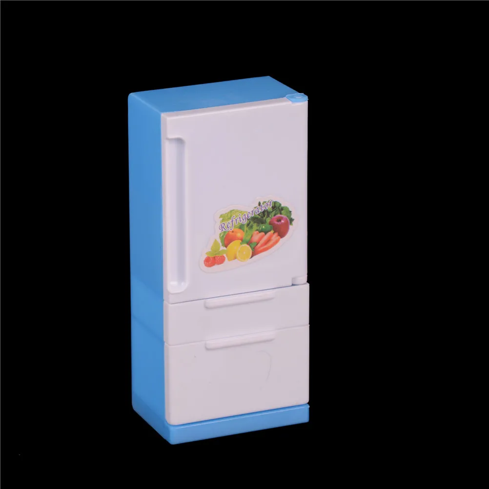 Пластиковый комод на холодильник, мини-вентилятор для стиральной машины, телевизор, туалет, кукольный домик, мебель, игрушка спасательный пояс, кольцо для кукол - Цвет: as pic