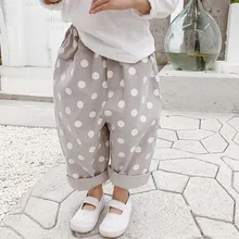Baby Long Pants Children Autumn Baby Boy Girl Dot Print Cotton Long Pants Trousers Toddler Casual Bottoms Clothing цена Baby Long Pants Children Autumn Baby Boy Girl Dot Print Cotton Long Pants Trousers Toddler Casual Bottoms Clothing цены онлайн