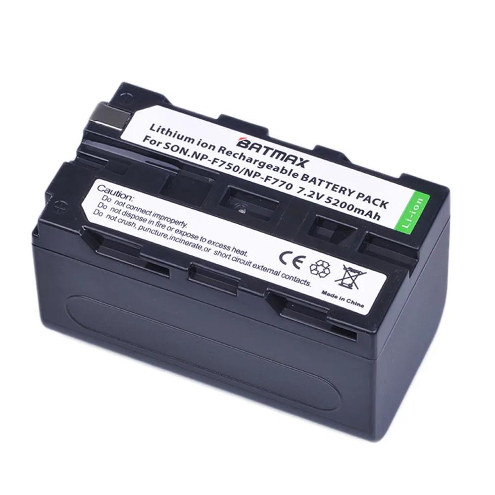 Preise 1 stück 5200 mAh NP F750 NP F770 NP F750 NP F770 Kamera Akku für Sony NP F970 F960 ccd tr917 ccd tr940 ccd trv101 ccd trv215