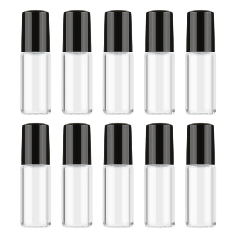 5pcs10ml السفر المحمولة فارغة إعادة الملء وعاء من الزجاج لفة على زجاجة زيت طبيعي عطر العطر وعاء لا تسرب 5pcs10ml السفر المحمولة فارغة إعادة الملء وعاء من الزجاج لفة على زجاجة زيت طبيعي عطر العطر وعاء لا تسرب