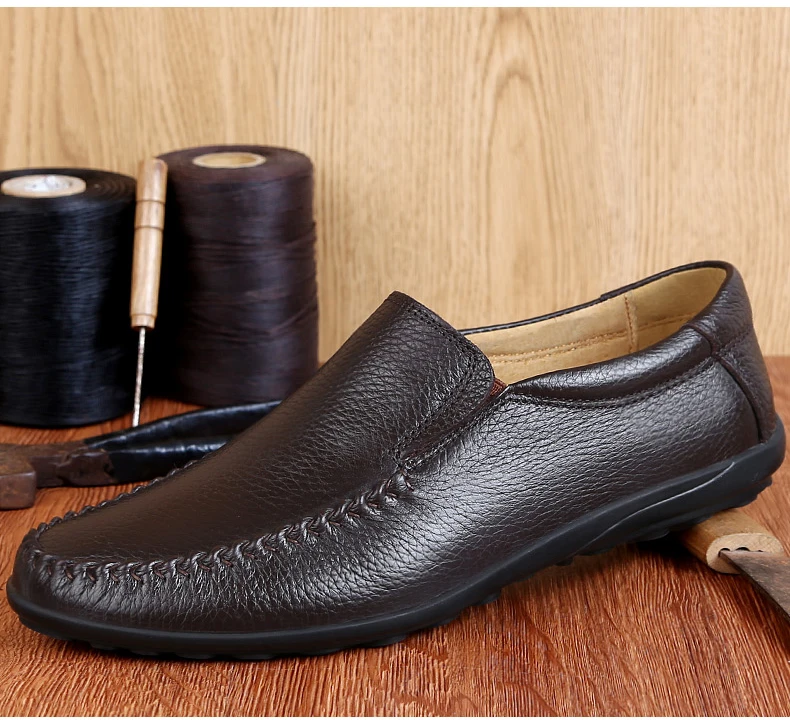 ZIMNIE/брендовые модные лоферы из натуральной кожи; мужские мокасины; Высококачественная мягкая обувь; Мужская обувь для вождения; Мужская прогулочная обувь на плоской подошве