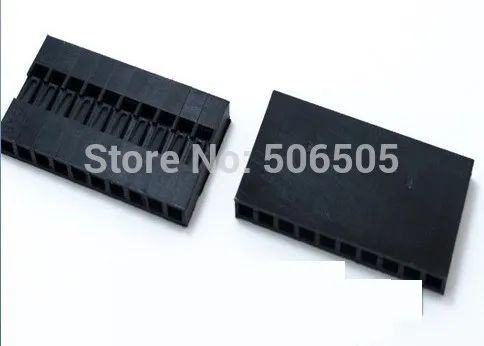 

Free Shipping 100pcs 2.54mm 10Pin Dupont Plastic Shell Head Plug Dupont Housing Pin Header Jumper Wire Housing Connector